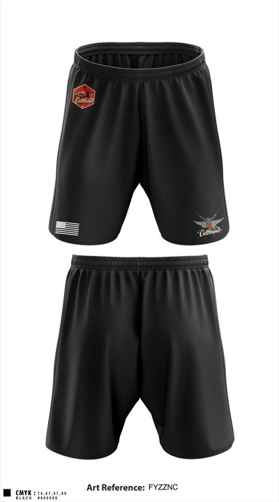 A Co. 2-211th GSAB 21328090 Athletic Shorts With Pockets - 1