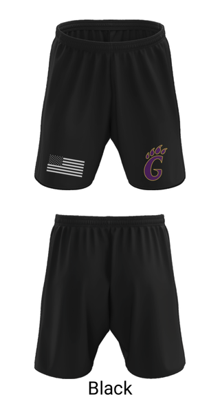 Athletic Shorts With Pockets, Godley High School Cross Country, Cross Country, Teamtime, Team time, sublimation, custom sports apparel, team uniforms, spirit wear, spiritwear, sports uniforms, custom shirts, team store, custom team store, fundraiser sports, apparel fundraiser