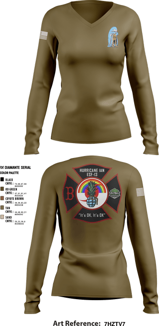 Women's Long Sleeve Vneck Shirt, , Police, Teamtime, Team time, sublimation, custom sports apparel, team uniforms, spirit wear, spiritwear, sports uniforms, custom shirts, team store, custom team store, fundraiser sports, apparel fundraiser