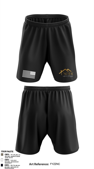 Exotic home designs 63002040 Athletic Shorts With Pockets - 24