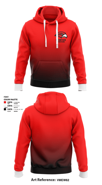 Frontier Senior High School Wrestling 68856248 Hoodie - 1