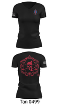 1/1 Alpha Company "Red Death" 93413516 Women's Short Sleeve V-neck Shirt - 23