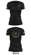 Los patrones 23801539 Women's Short Sleeve V-neck Shirt - 14
