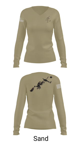 Women's Long Sleeve Vneck Shirt, , Navy, Teamtime, Team time, sublimation, custom sports apparel, team uniforms, spirit wear, spiritwear, sports uniforms, custom shirts, team store, custom team store, fundraiser sports, apparel fundraiser