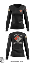 HHT, 2-11th ACR 80807655 Women's Long Sleeve V-neck Shirt - 1