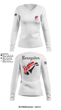 Renegades 84834398 Women's Long Sleeve V-neck Shirt - 9