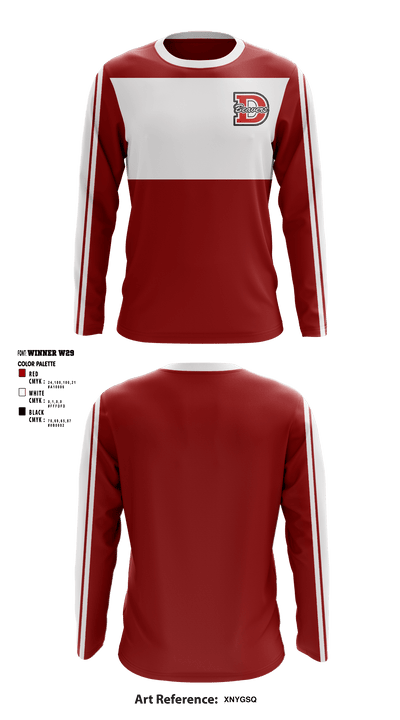 DuBois Area Senior High School Volleyball 87542069 Long Sleeve Performance Shirt - 1