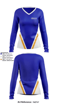 Chelsea Electric LLC 36360052 Women's Long Sleeve V-neck Shirt - 1