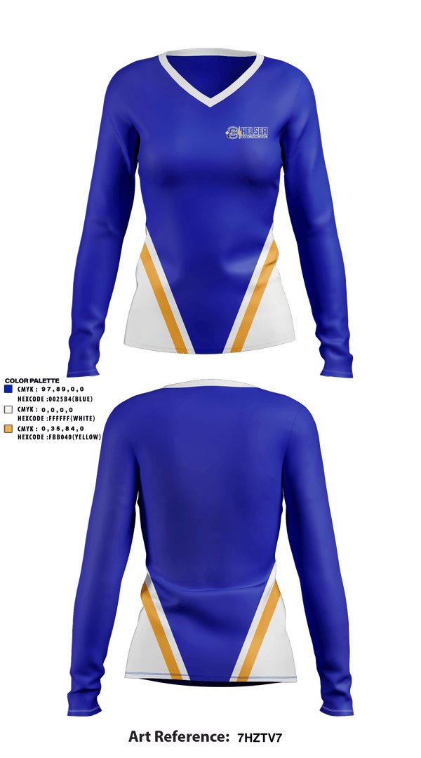 Women's Long Sleeve Vneck Shirt, Chelsea Electric LLC, , Teamtime, Team time, sublimation, custom sports apparel, team uniforms, spirit wear, spiritwear, sports uniforms, custom shirts, team store, custom team store, fundraiser sports, apparel fundraiser