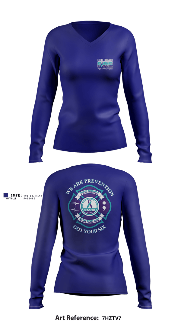 Women's Long Sleeve Vneck Shirt, , Fire Department, Teamtime, Team time, sublimation, custom sports apparel, team uniforms, spirit wear, spiritwear, sports uniforms, custom shirts, team store, custom team store, fundraiser sports, apparel fundraiser