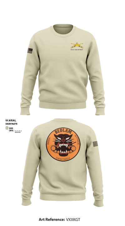 HHC 1-635TH AR 81955696 Crew Neck Sweatshirt - 5