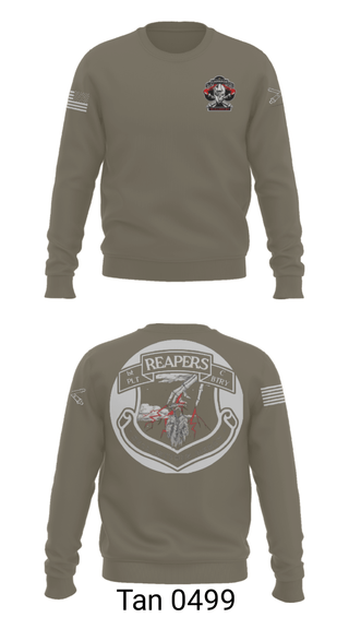 Crew Neck Sweatshirt, , Army, Teamtime, Team time, sublimation, custom sports apparel, team uniforms, spirit wear, spiritwear, sports uniforms, custom shirts, team store, custom team store, fundraiser sports, apparel fundraiser