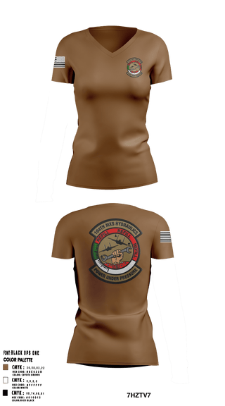 Women's Short Sleeve Vneck Shirt, , Air Force, Teamtime, Team time, sublimation, custom sports apparel, team uniforms, spirit wear, spiritwear, sports uniforms, custom shirts, team store, custom team store, fundraiser sports, apparel fundraiser