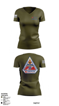 American Ambulance Rescue 49557589 Women's Short Sleeve V-neck Shirt - 4
