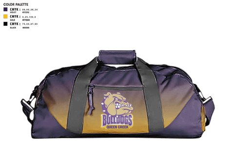 Duffle Bag, Queen Creek, Women's Basketball, Teamtime, Team time, sublimation, custom sports apparel, team uniforms, spirit wear, spiritwear, sports uniforms, custom shirts, team store, custom team store, fundraiser sports, apparel fundraiser