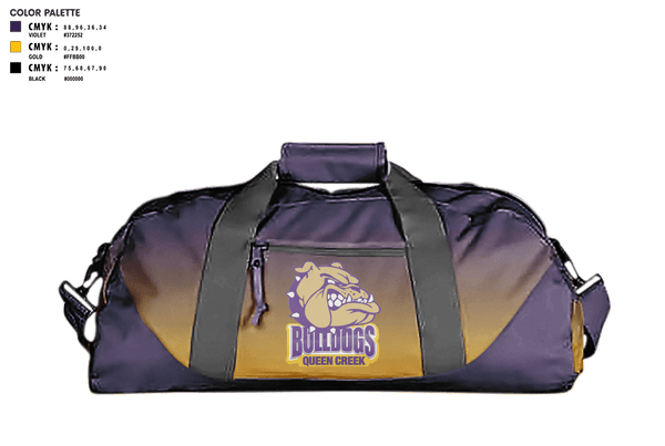 Duffle Bag, Queen Creek, Women's Basketball, Teamtime, Team time, sublimation, custom sports apparel, team uniforms, spirit wear, spiritwear, sports uniforms, custom shirts, team store, custom team store, fundraiser sports, apparel fundraiser
