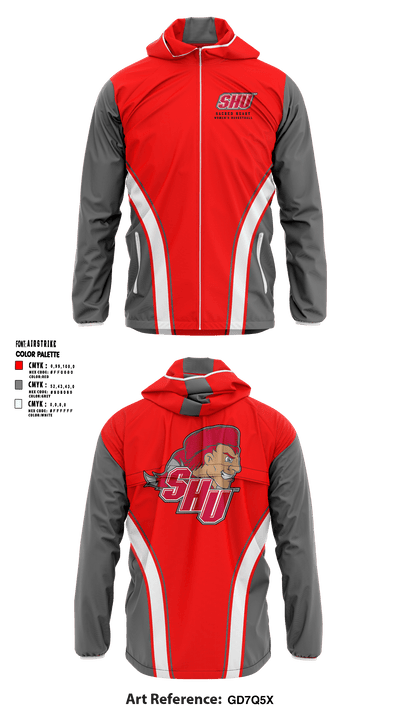 Sacred Heart University Basketball 27171016 Windbreaker - 1