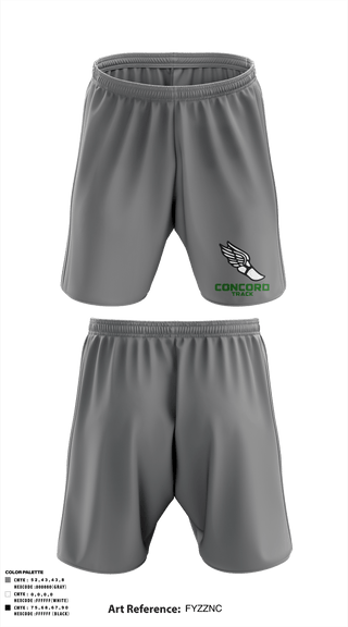 Athletic Shorts With Pockets, Concord High School Track, Cross Country, Teamtime, Team time, sublimation, custom sports apparel, team uniforms, spirit wear, spiritwear, sports uniforms, custom shirts, team store, custom team store, fundraiser sports, apparel fundraiser