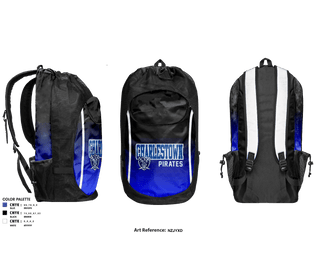 Gear Bag, Charlestown Pirates, Football, Teamtime, Team time, sublimation, custom sports apparel, team uniforms, spirit wear, spiritwear, sports uniforms, custom shirts, team store, custom team store, fundraiser sports, apparel fundraiser