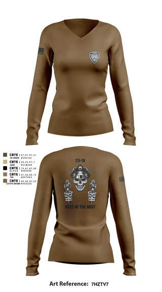 Women's Long Sleeve Vneck Shirt, , , Teamtime, Team time, sublimation, custom sports apparel, team uniforms, spirit wear, spiritwear, sports uniforms, custom shirts, team store, custom team store, fundraiser sports, apparel fundraiser