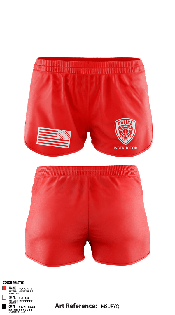 Ranger Panties, Richmond Police, Police, Teamtime, Team time, sublimation, custom sports apparel, team uniforms, spirit wear, spiritwear, sports uniforms, custom shirts, team store, custom team store, fundraiser sports, apparel fundraiser