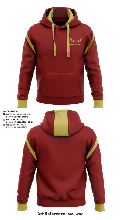 Ninety Six High School 15627146 Hoodie - 1