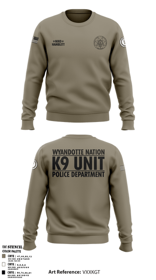 Crew Neck Sweatshirt, , Police, Teamtime, Team time, sublimation, custom sports apparel, team uniforms, spirit wear, spiritwear, sports uniforms, custom shirts, team store, custom team store, fundraiser sports, apparel fundraiser