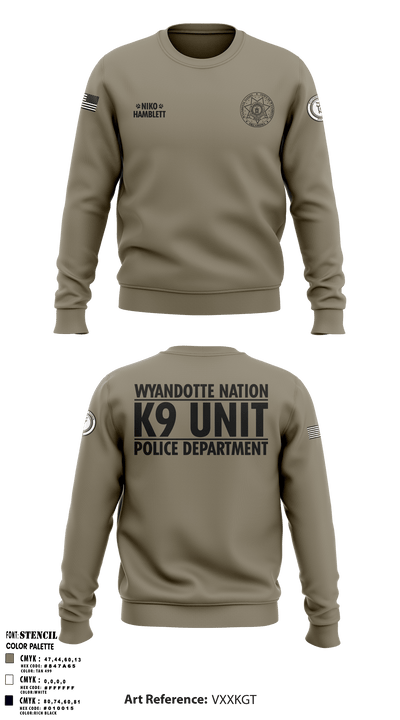 K9 Unit 27578074 Crew Neck Sweatshirt - 4
