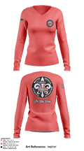 MVCI 44224138 Women's Long Sleeve V-neck Shirt - 2