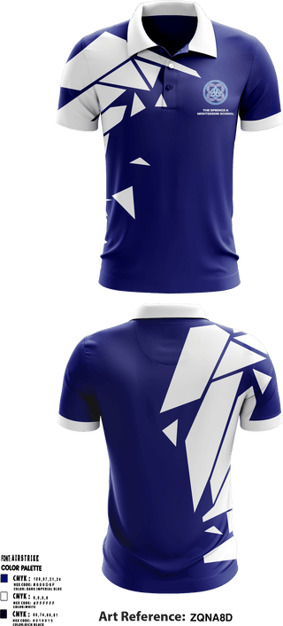Short Sleeve Performance Polo, The Springs A Montessori School, Spirit Store, Teamtime, Team time, sublimation, custom sports apparel, team uniforms, spirit wear, spiritwear, sports uniforms, custom shirts, team store, custom team store, fundraiser sports, apparel fundraiser