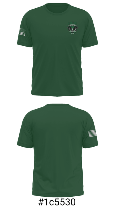 Rancho Rams 15714118 Short Sleeve Performance Shirt - 19