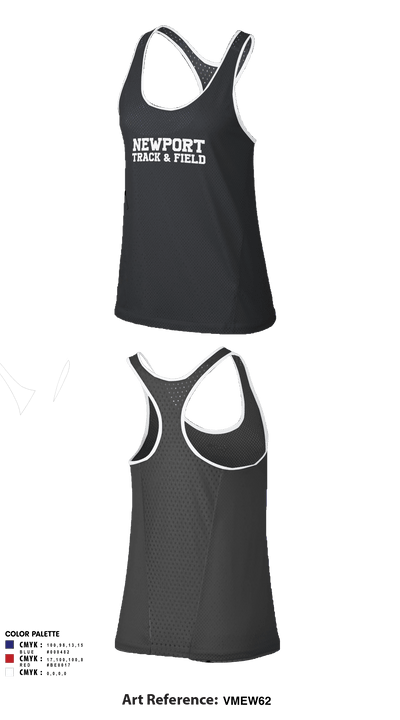 Newport High School Track & Field 49757231 Women's Track Singlet - 4