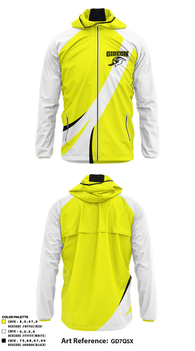 Gideon High School 37638604 Windbreaker - 1