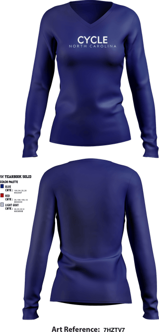 Women's Long Sleeve Vneck Shirt, North Carolina Amateur Sports, Spirit Store, Teamtime, Team time, sublimation, custom sports apparel, team uniforms, spirit wear, spiritwear, sports uniforms, custom shirts, team store, custom team store, fundraiser sports, apparel fundraiser