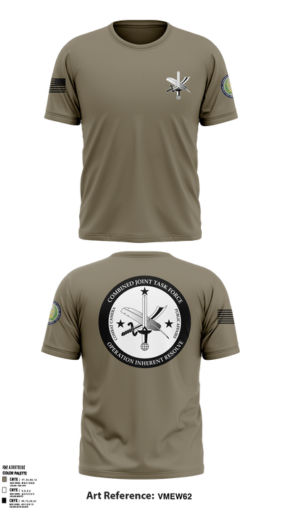 CJTF-OIR PAO 51689522 Short Sleeve Performance Shirt - 61