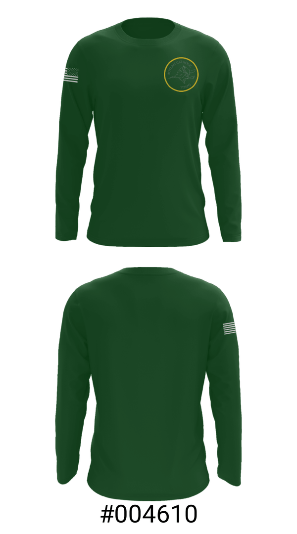Long Sleeve Performance Shirt, Boylan Catholic High School Wrestling, Wrestling, Teamtime, Team time, sublimation, custom sports apparel, team uniforms, spirit wear, spiritwear, sports uniforms, custom shirts, team store, custom team store, fundraiser sports, apparel fundraiser