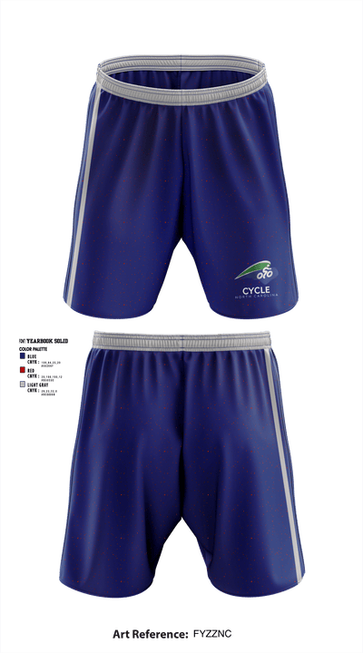 North Carolina Amateur Sports 80522235 Athletic Shorts With Pockets - 1
