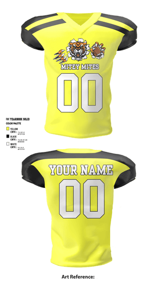 Football Jersey, Mitey Mites, Football, Teamtime, Team time, sublimation, custom sports apparel, team uniforms, spirit wear, spiritwear, sports uniforms, custom shirts, team store, custom team store, fundraiser sports, apparel fundraiser