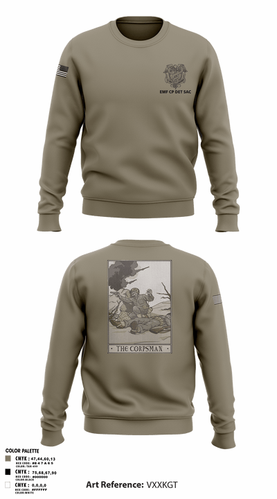 EMF CP DET SAC 86149634 Crew Neck Sweatshirt - 1