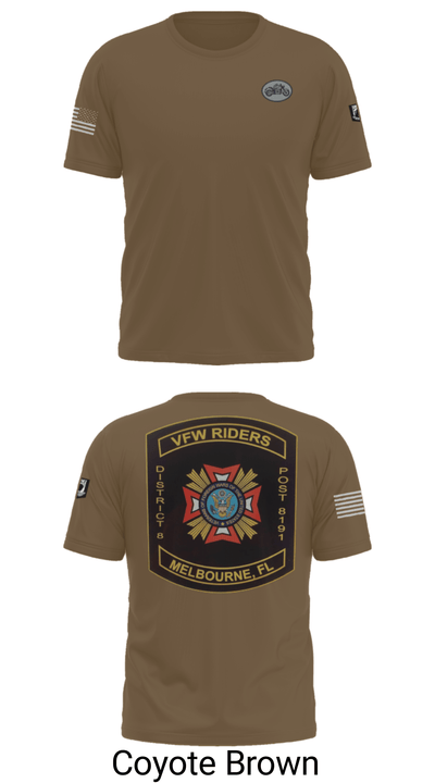 VFW Post 8191 13144984 Short Sleeve Performance Shirt - 32