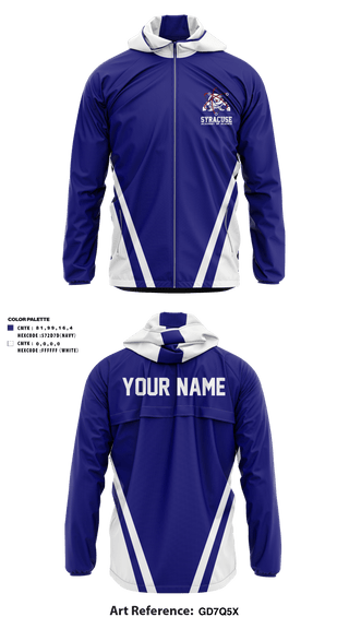 Windbreaker, Syracuse Academy of Science, Track & Field, Teamtime, Team time, sublimation, custom sports apparel, team uniforms, spirit wear, spiritwear, sports uniforms, custom shirts, team store, custom team store, fundraiser sports, apparel fundraiser