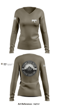 Violent Crimes Unit 81927816 Women's Long Sleeve V-neck Shirt - 2