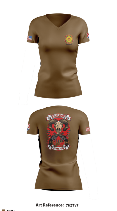 423 TC 57126457 Women's Short Sleeve V-neck Shirt - 3