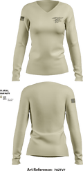 HuggersKiller Guppies 1453423 Women's Long Sleeve V-neck Shirt - 3