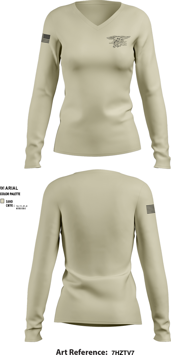 Women's Long Sleeve Vneck Shirt, HuggersKiller Guppies, Wrestling, Teamtime, Team time, sublimation, custom sports apparel, team uniforms, spirit wear, spiritwear, sports uniforms, custom shirts, team store, custom team store, fundraiser sports, apparel fundraiser