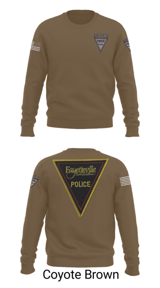 Crew Neck Sweatshirt, , Police, Teamtime, Team time, sublimation, custom sports apparel, team uniforms, spirit wear, spiritwear, sports uniforms, custom shirts, team store, custom team store, fundraiser sports, apparel fundraiser