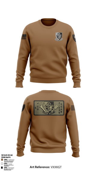 Crew Neck Sweatshirt, 1438th CTC, National Guard, Teamtime, Team time, sublimation, custom sports apparel, team uniforms, spirit wear, spiritwear, sports uniforms, custom shirts, team store, custom team store, fundraiser sports, apparel fundraiser