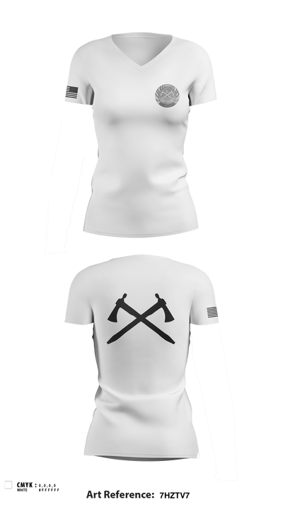 A/92 ÇA 11223149 Women's Short Sleeve V-neck Shirt - 3