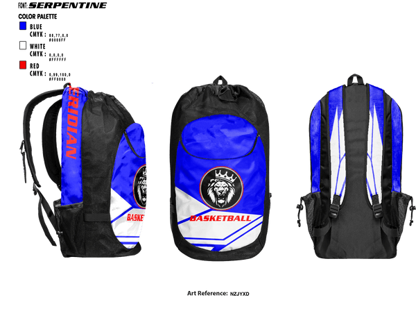 Gear Bag, Kent-Meridian High School Basketball, Men's Basketball, Teamtime, Team time, sublimation, custom sports apparel, team uniforms, spirit wear, spiritwear, sports uniforms, custom shirts, team store, custom team store, fundraiser sports, apparel fundraiser