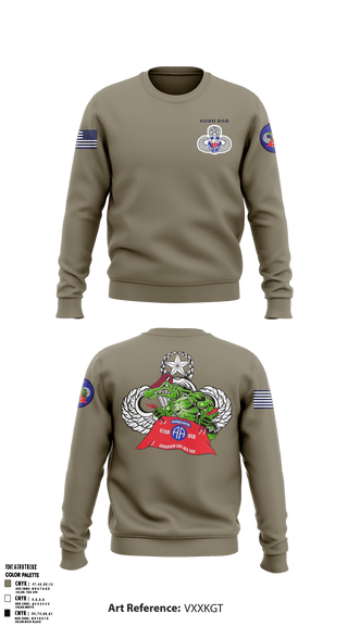 Crew Neck Sweatshirt, , Army, Teamtime, Team time, sublimation, custom sports apparel, team uniforms, spirit wear, spiritwear, sports uniforms, custom shirts, team store, custom team store, fundraiser sports, apparel fundraiser